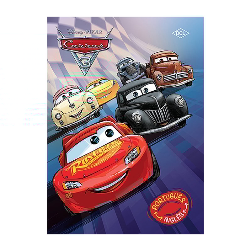 DISNEY - BILÍNGUE - CARROS 3 - (CAPA ALMOFADADA)