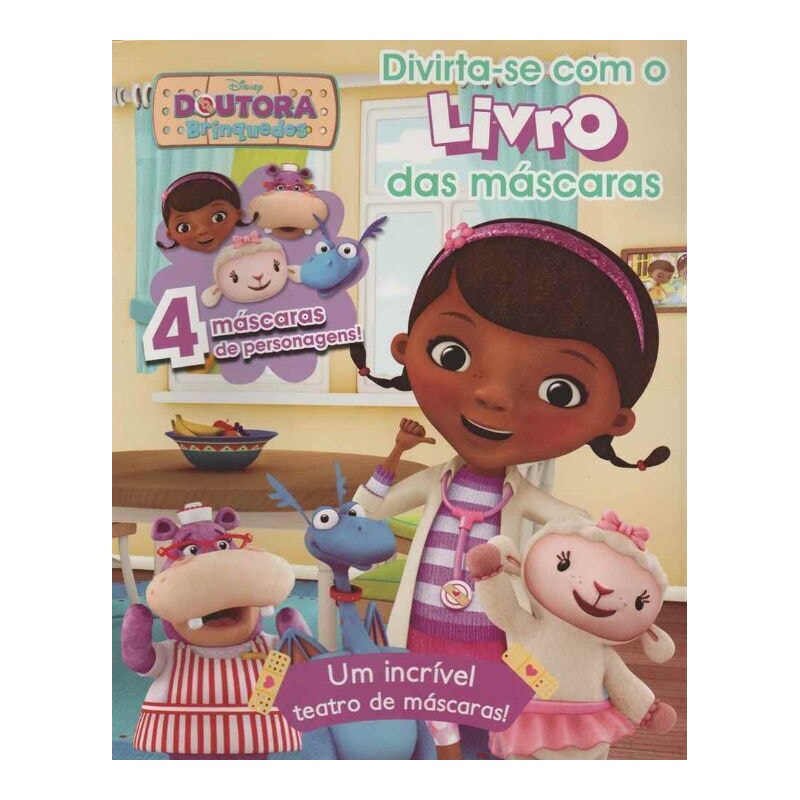 DISNEY - LIVRO DAS MASCARAS - DOUTORA BRINQUEDOS