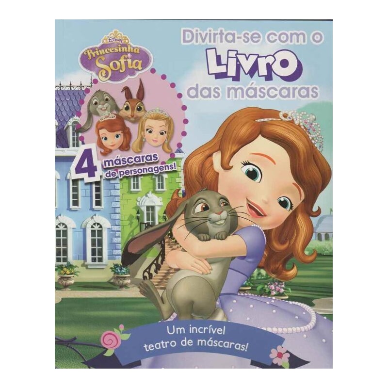 DISNEY - LIVRO DAS MASCARAS - PRINCESINHA SOFIA
