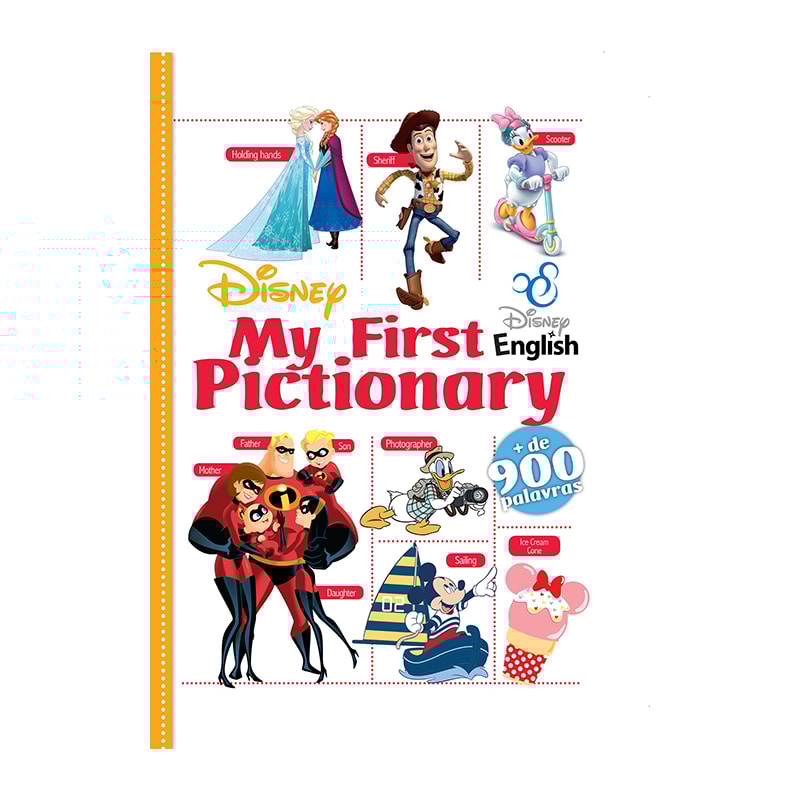 DISNEY - MY FIRST PICTIONARY - (CAPA ALMOFADADA)