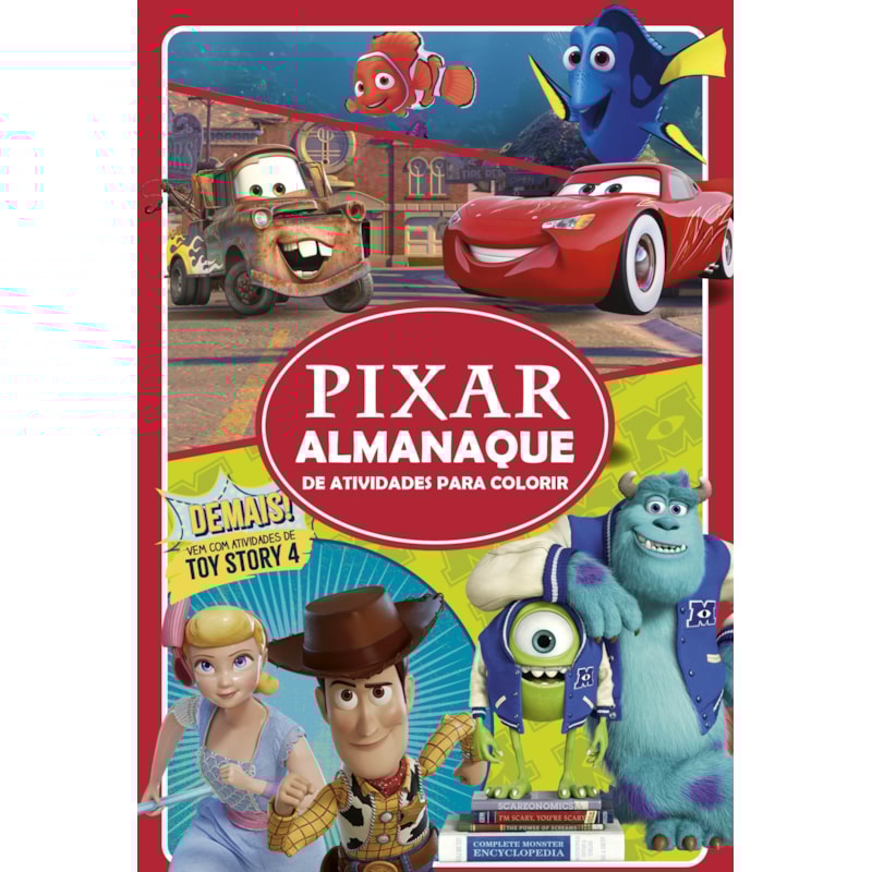 DISNEY PIXAR ALMANAQUE DE ATIVIDADES PARA COLORIR