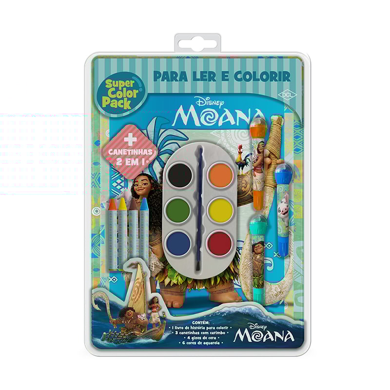 DISNEY - SUPER COLOR PACK - MOANA