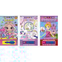 DIVERSÃO COM ÁGUA - KIT COM 3 AQUABOOKS MENINAS