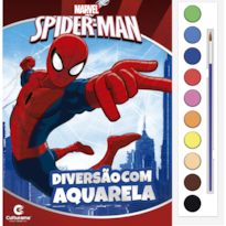 DIVERSÃO COM AQUARELA HOMEM-ARANHA