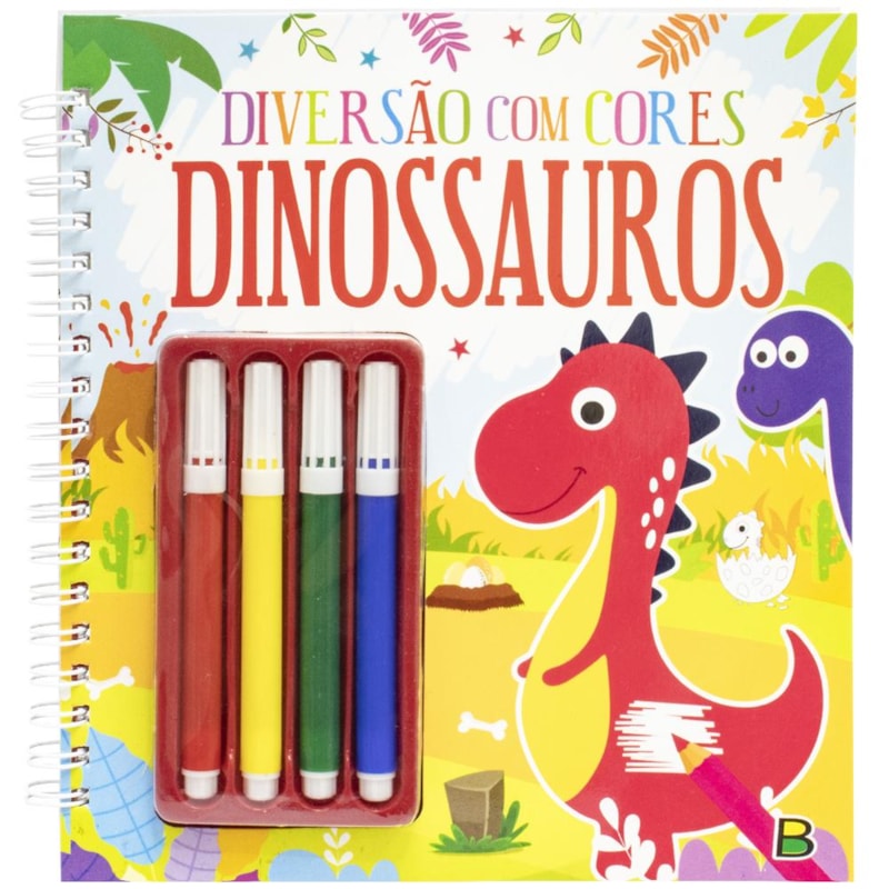 DIVERSÃO COM CORES: DINOSSAUROS