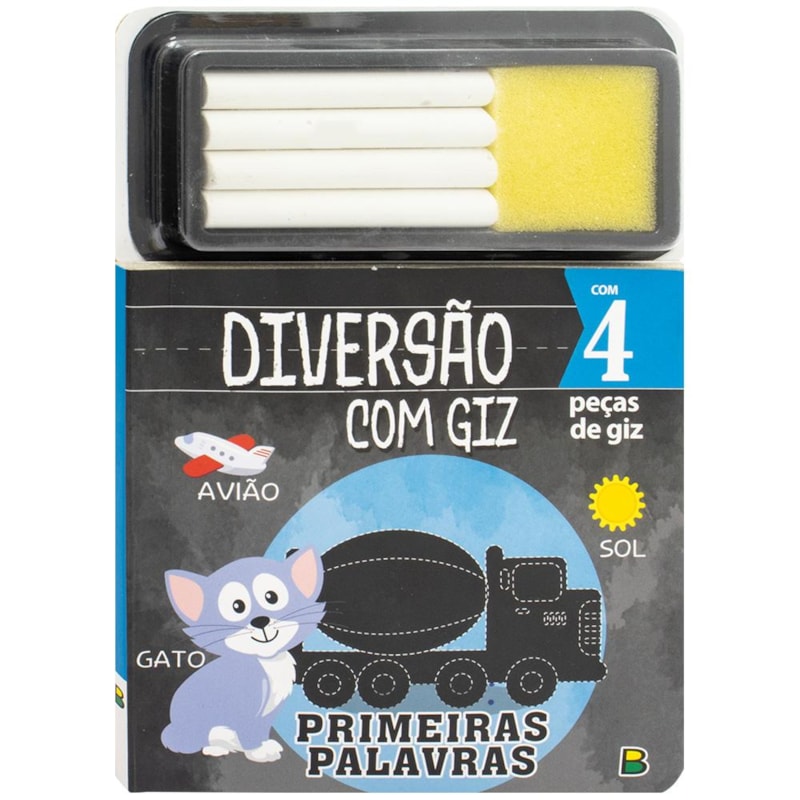 DIVERSÃO COM GIZ: PRIMEIRAS PALAVRAS