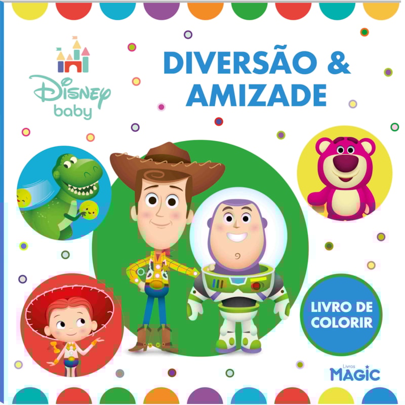 DIVERSÃO E AMIZADE - TOY STORY PARA COLORIR