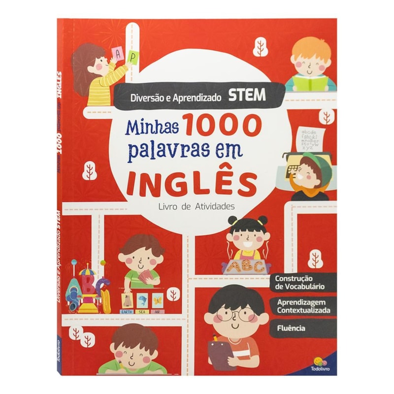 Diversão e Aprendizado STEM: Aprenda 1000 Palavras INGLÊS