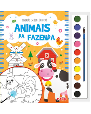 DIVERSÃO EM LER E COLORIR - ANIMAIS DA FAZENDA