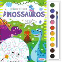DIVERSÃO EM LER E COLORIR - DINOSSAUROS