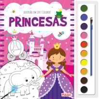 DIVERSÃO EM LER E COLORIR - PRINCESAS