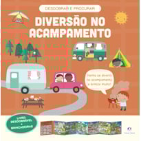 Diversão no acampamento - Livro desdobrável brincadeiras