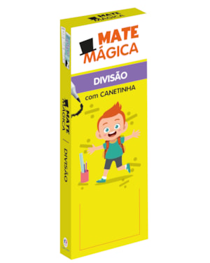 Divisão - Livro Infantil de Matemática com Canetinha Reutilizável - Atividades Educativas