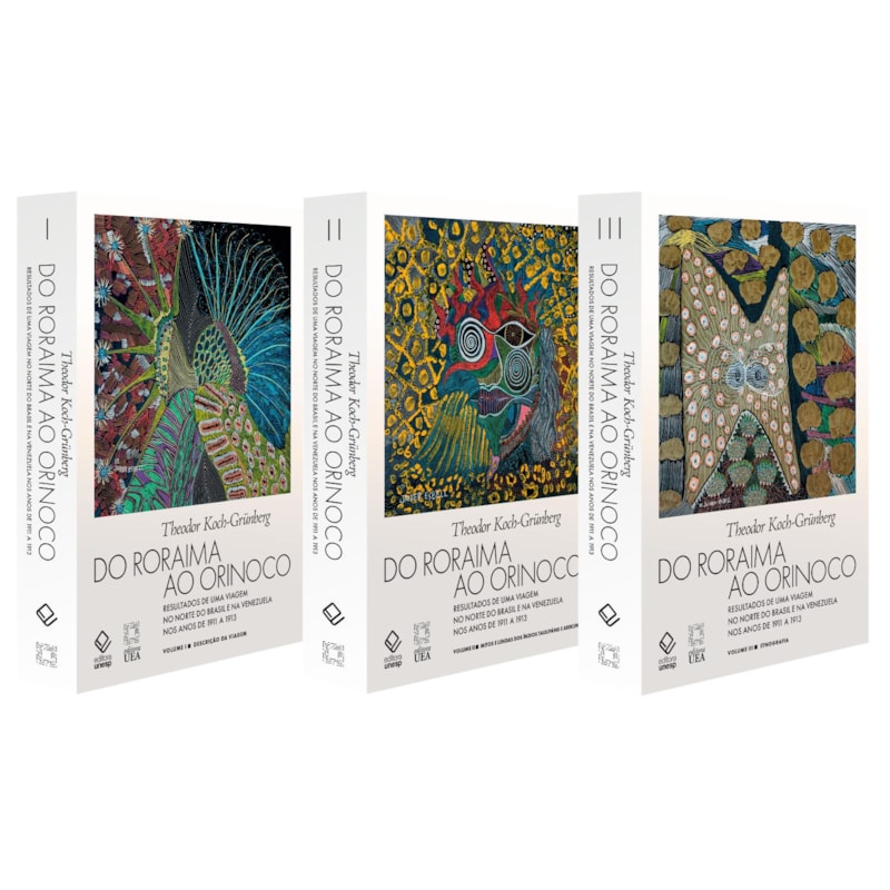 DO RORAIMA AO ORINOCO - 3 VOLUMES: RESULTADOS DE UMA VIAGEM NO NORTE DO BRASIL E NA VENEZUELA NOS ANOS DE 1911 A 1913