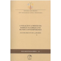 DOCUMENTOS DA IGREJA 22 - A VOCACAO E A MISSAO DA FAMILIA NA IGREJA E NO MU