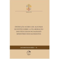 Documentos da igreja 56: instrucao acerca de algumas questoes sob