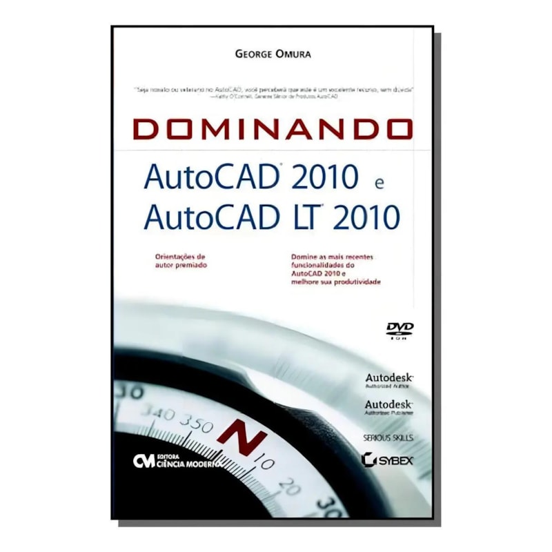 DOMINANDO O AUTOCAD 2010 E O AUTOCAD LT 2010 - CONTEM DVD - 1