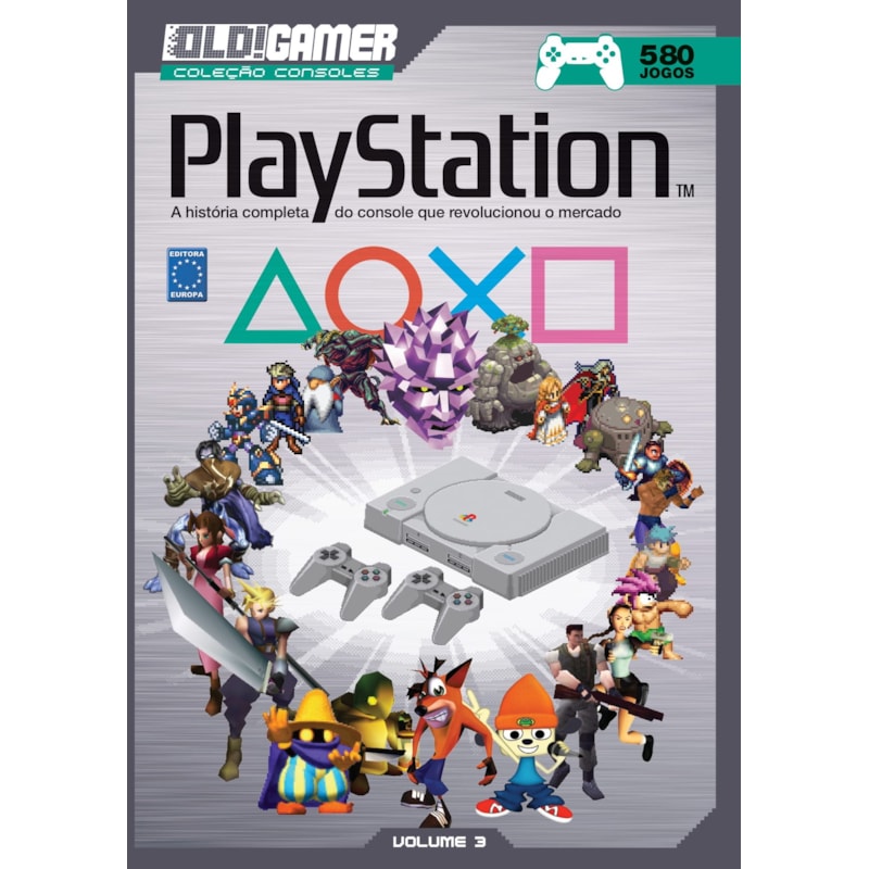 DOSSIÊ OLD!GAMER VOLUME 03: PLAYSTATION 1 - CAPA DURA