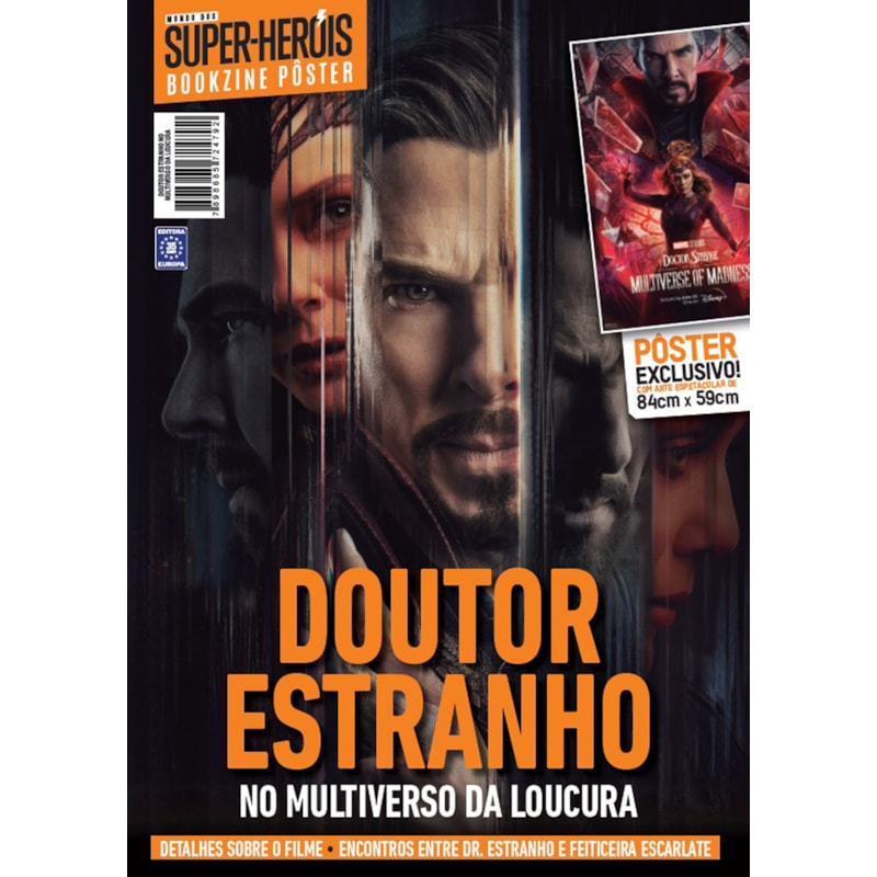 DOUTOR ESTRANHO 2 - NO MULTIVERSO DA LOUCURA - ARTE B - SUPERPÔSTER MUNDO DOS SUPER-HERÓIS