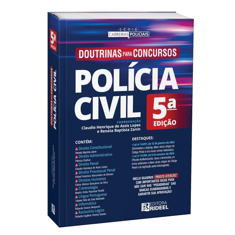 DOUTRINAS PARA CONCURSOS POLÍCIA CIVIL