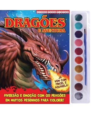 DRAGÕES LIVRO PARA PINTAR