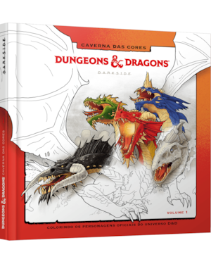 DUNGEONS & DRAGONS: CAVERNA DAS CORES - VOLUME 1 - LIVRO DE COLORIR OFICIAL DE DUNGEONS & DRAGONS