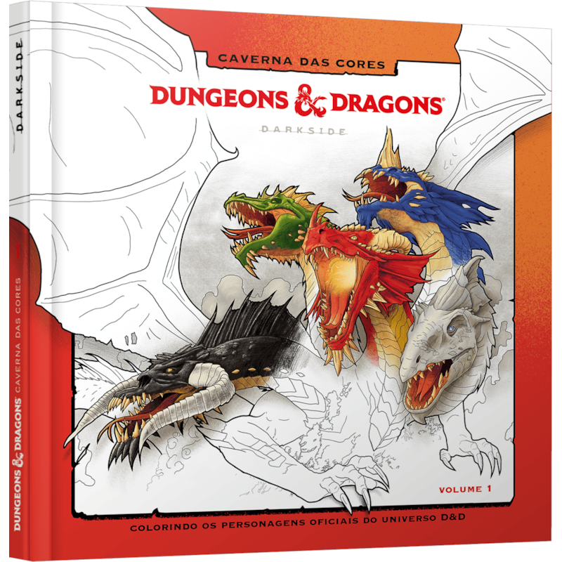 DUNGEONS & DRAGONS: CAVERNA DAS CORES - VOLUME 1 - LIVRO DE COLORIR OFICIAL DE DUNGEONS & DRAGONS