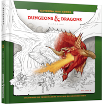 DUNGEONS & DRAGONS: CAVERNA DAS CORES - VOLUME 2 - LIVRO DE COLORIR OFICIAL DE DUNGEONS & DRAGONS