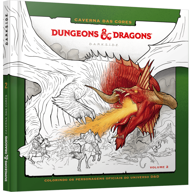 DUNGEONS & DRAGONS: CAVERNA DAS CORES - VOLUME 2 - LIVRO DE COLORIR OFICIAL DE DUNGEONS & DRAGONS