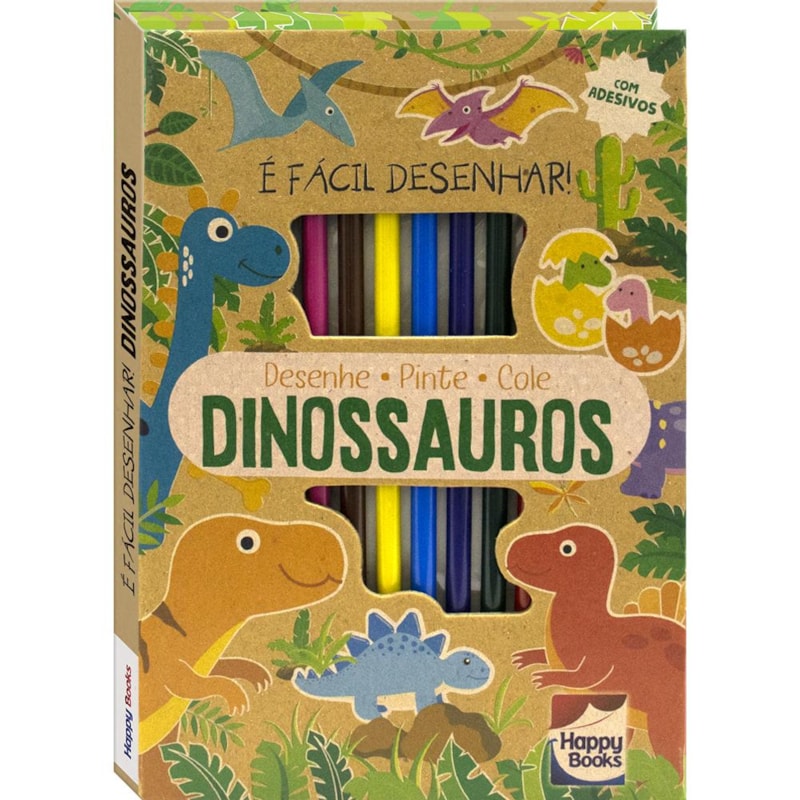 É FÁCIL DESENHAR! DINOSSAUROS