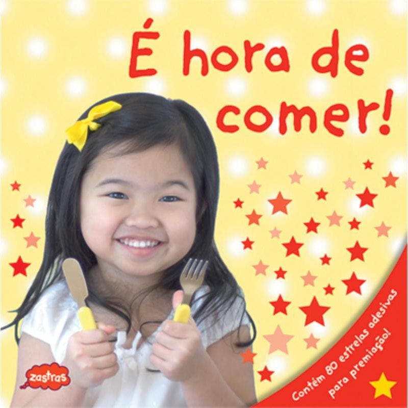 É HORA DE COMER! : 80 ESTRELAS ADESIVAS PARA PREMIAÇÃO