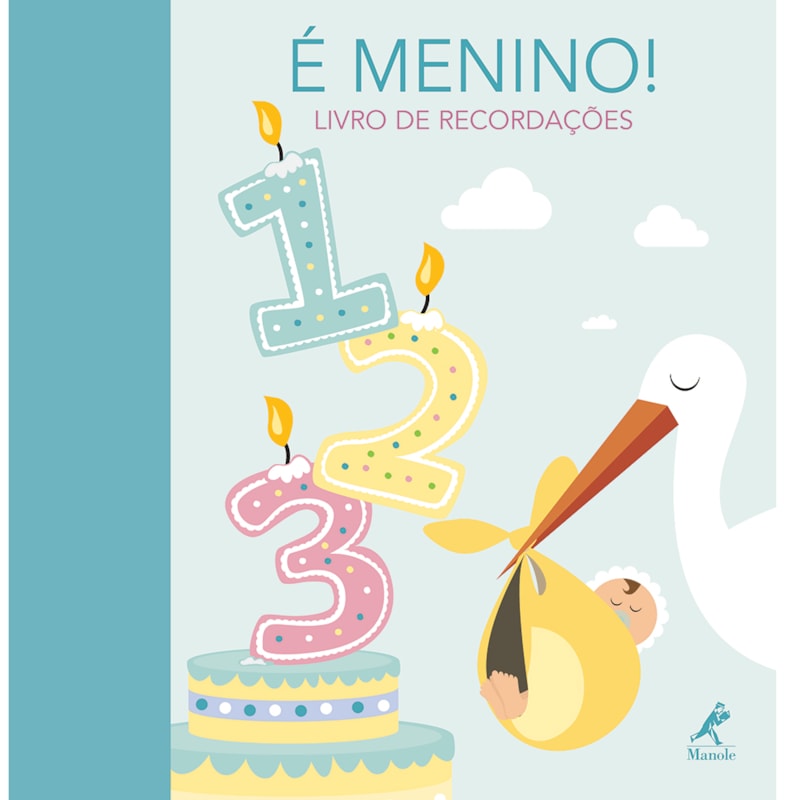 É MENINO!: LIVRO DE RECORDAÇÕES