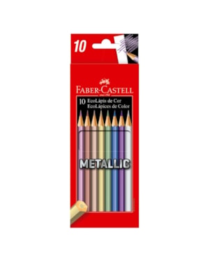 ECOLÁPIS DE COR METALLIC - 10 CORES