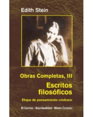 EDITH STEIN - OBRAS COMPLETAS VOL. 03