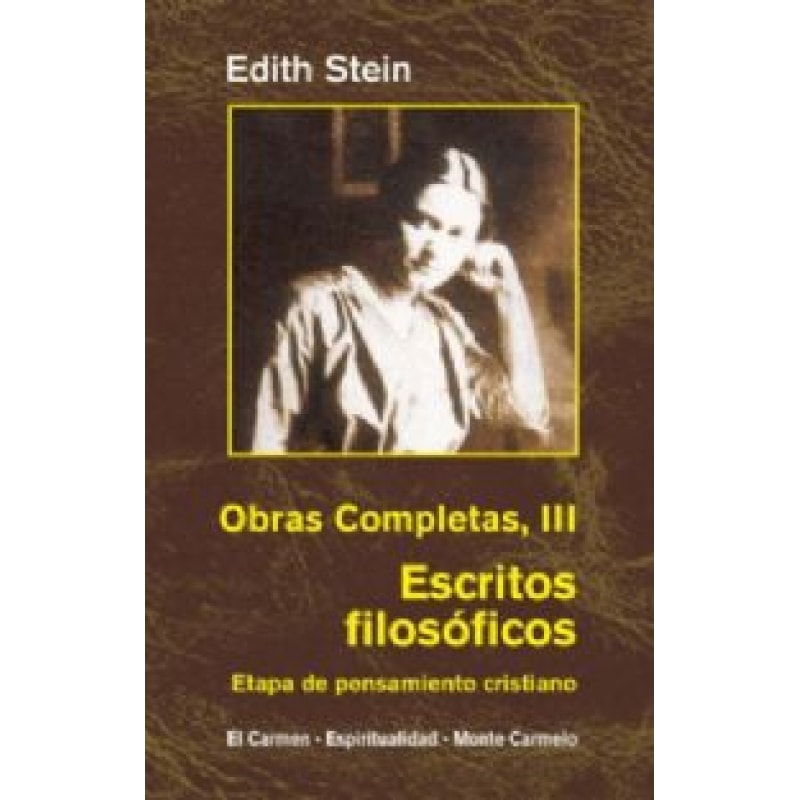 EDITH STEIN - OBRAS COMPLETAS VOL. 03