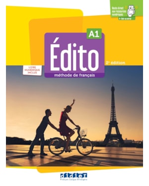 EDITO A1 - LIVRE ELEVE + LIVRE NUMERIQUE + DIDIERFLE.APP - 2EME ED.