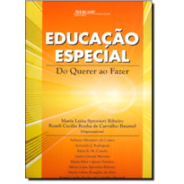 EDUCACAO ESPECIAL - DO QUERER AO FAZER - 1ª