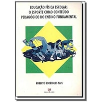 EDUCACAO FISICA ESCOLAR -  O ESPORTE COMO CONTEUDO PEDAGOGICO DO ENSINO FUN - 1ª