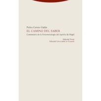 EL CAMINO DEL SABER: COMENTARIO DE LA FENOMENOLOGIA DEL ESPIRITU DE HEGEL