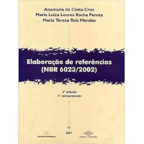 Elaboração de referências (NBR 6023/2002)