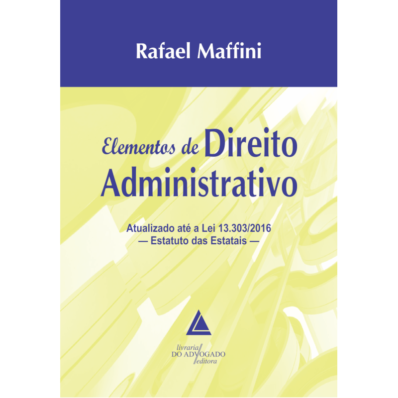 ELEMENTOS DE DIREITO ADMINISTRATIVO