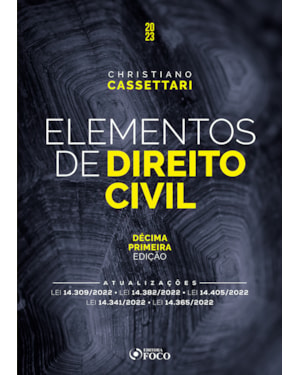 ELEMENTOS DE DIREITO CIVIL - 11ª ED - 2023