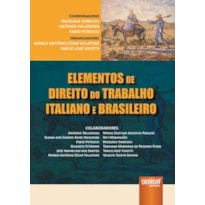 ELEMENTOS DE DIREITO DO TRABALHO ITALIANO E BRASILEIRO