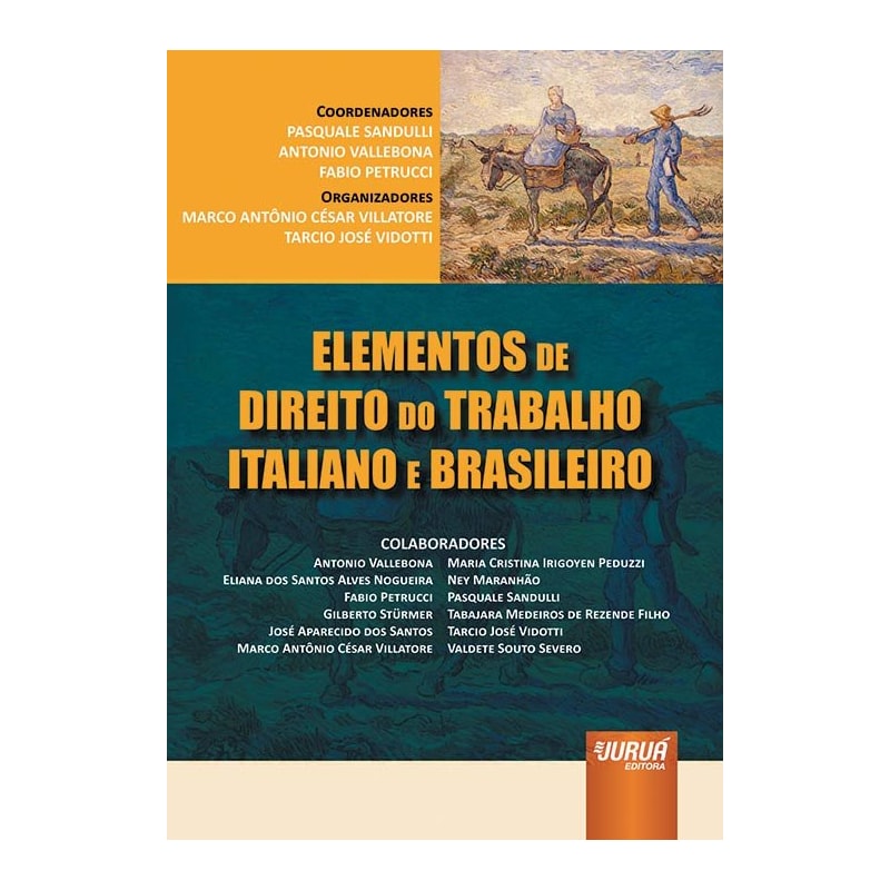 ELEMENTOS DE DIREITO DO TRABALHO ITALIANO E BRASILEIRO
