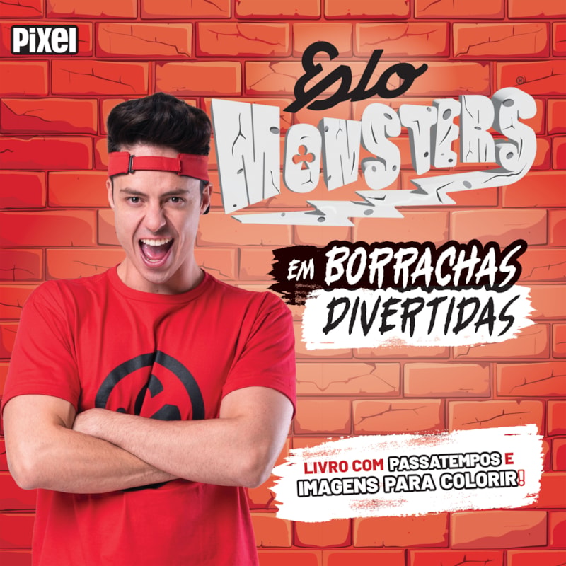 ELO MONSTERS EM BORRACHAS DIVERTIDAS
