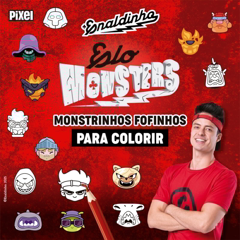 ELO MONSTERS: MONSTRINHOS FOFINHOS PARA COLORIR