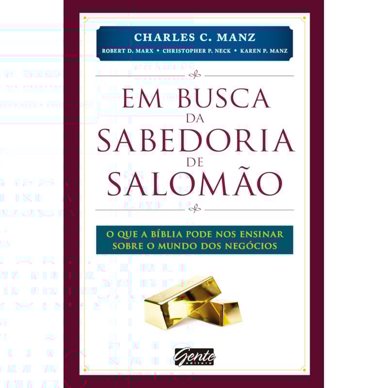 EM BUSCA DA SABEDORIA DE SALOMÃO