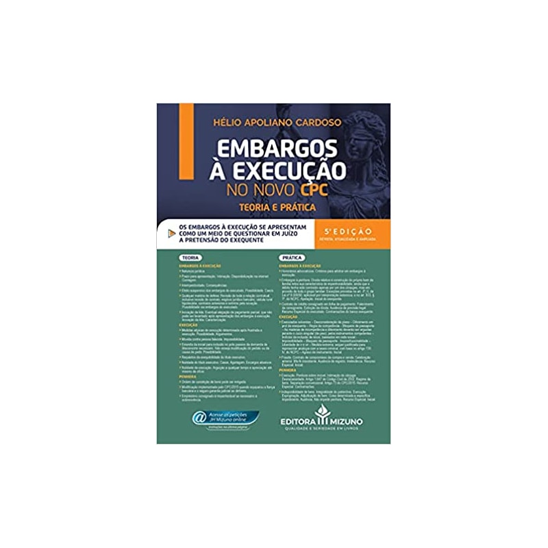 EMBARGOS À EXECUÇÃO NO NOVO CPC: TEORIA E PRÁTICA