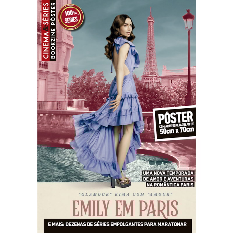 EMILY EM PARIS - SUPERPÔSTER CINEMA E SÉRIES