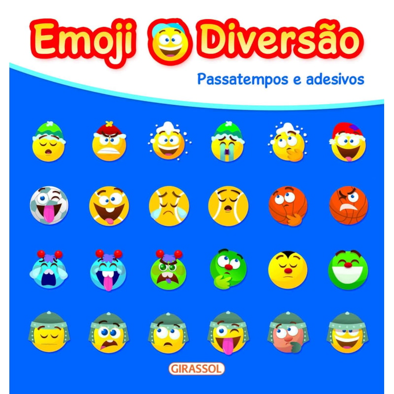 EMOJI DIVERSÃO AZUL - PASSATEMPOS DIVERSÃO - VOL. 01